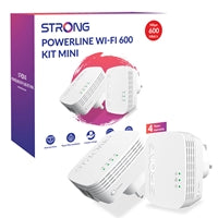 Strong AV600 Powerline WiFi Extender Kit - 600Mbps Dual Adapter Strong AV600 Powerline WiFi Extender Kit - 600Mbps Dual Adapter